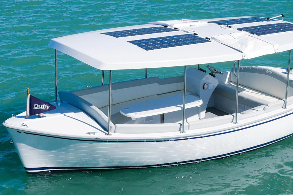 ULTRA-YACHT launches first Duffy electric boat with solar charging