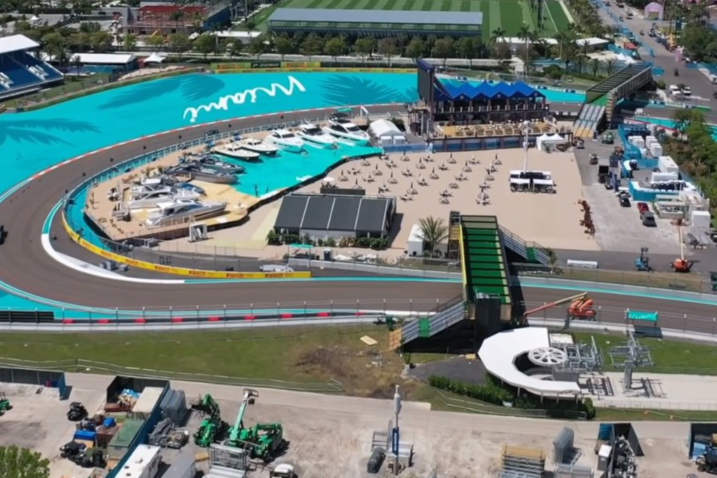 Fake Marina at Formula 1 Miami Grand Prix