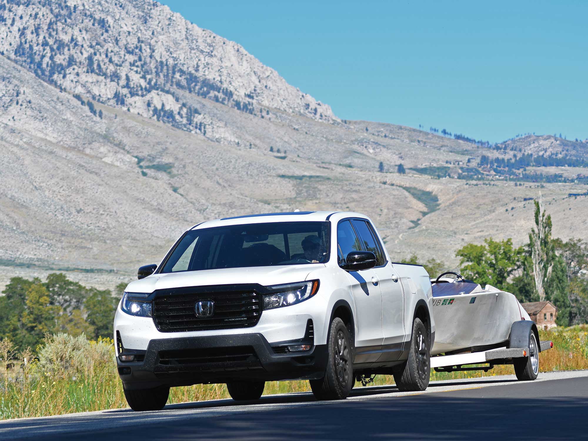 Honda Ridgeline driving