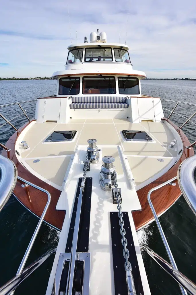 Marlow 62E View from the Bow to Stern